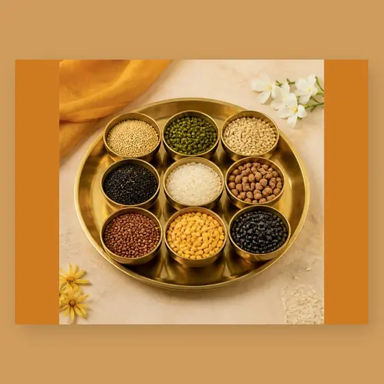 Illustrative catalogue view for Navagraha Shanti Kit; actual appearance varies